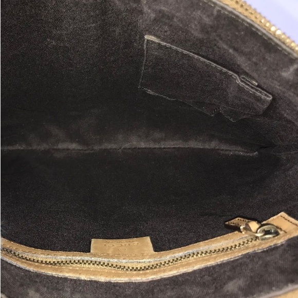 Authentic Gucci Crossbody Shoulder Bag Suede - Picture 7 of 11